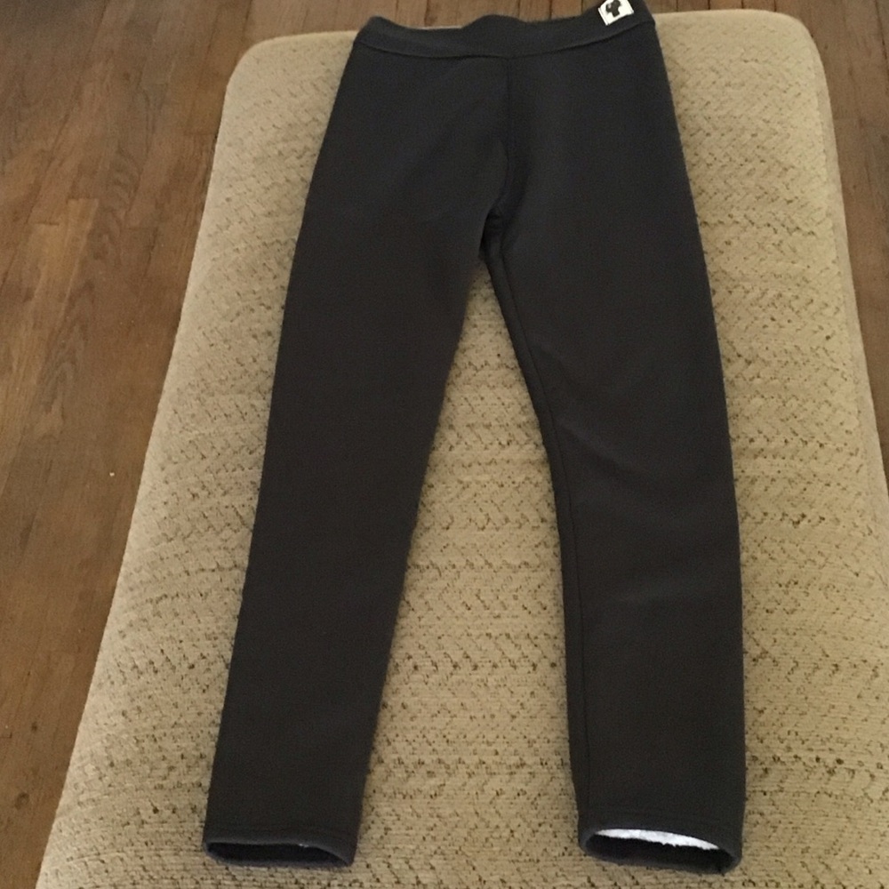Gray Fleece Lined Athletic Pants